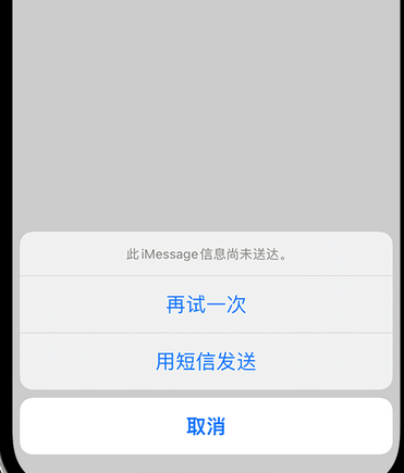 万城镇apple维修iPhone上无法正常发送iMessage信息