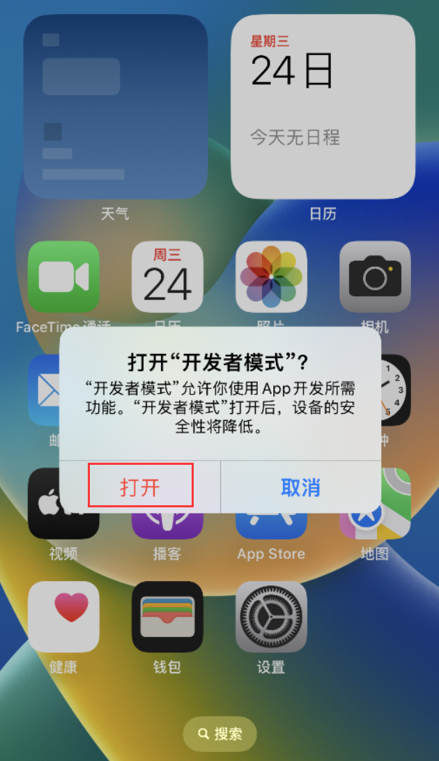 万城镇苹果手机维修分享如何打开开发者模式 