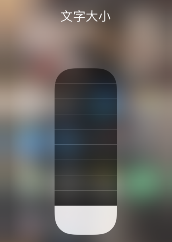 万城镇苹果手机维修分享小技巧：在 iPhone 控制中心快速调节字体大小 