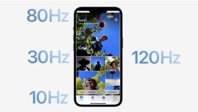 万城镇苹果14维修分享iPhone 14有高刷吗 